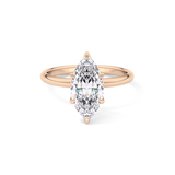 Marquise Solitaire Lab Grown Diamond Engagement Ring