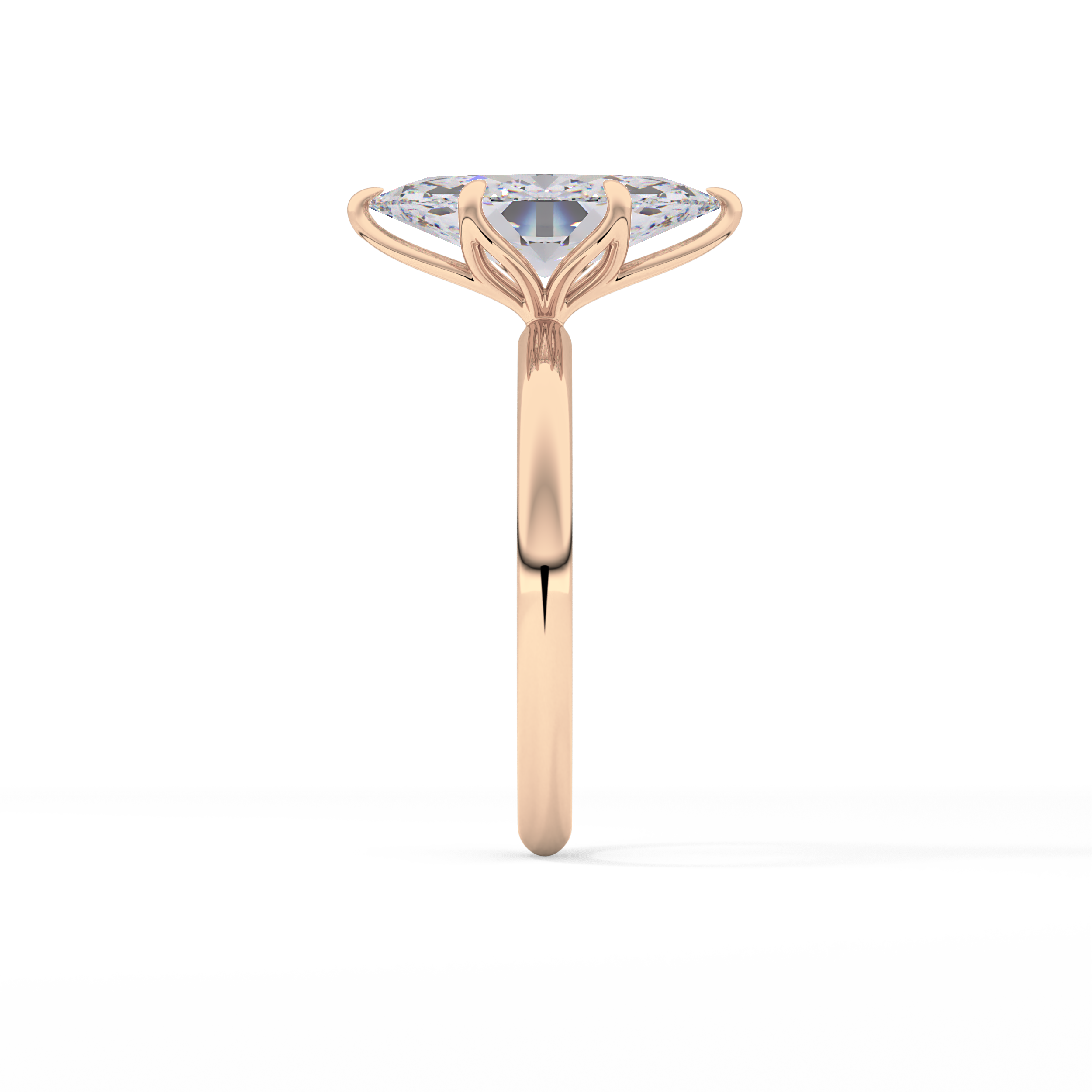Marquise Solitaire Lab Grown Diamond Engagement Ring
