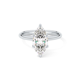 Marquise Solitaire Lab Grown Diamond Engagement Ring