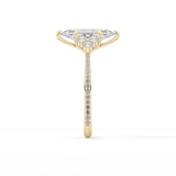 Marquise Cluster Lab Grown Diamond Engagement Ring
