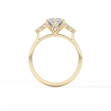 Marquise Cluster Lab Grown Diamond Engagement Ring