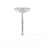 Marquise Cluster Lab Grown Diamond Engagement Ring