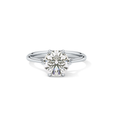 Round Solitaire Lab Grown Diamond Engagement Ring