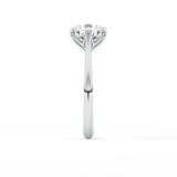 Round Solitaire Lab Grown Diamond Engagement Ring