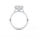 Round Solitaire Lab Grown Diamond Engagement Ring