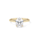 Oval Solitaire Lab Grown Engagement Ring