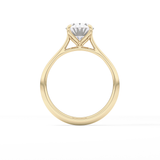 Oval Solitaire Lab Grown Engagement Ring