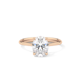 Oval Solitaire Lab Grown Engagement Ring