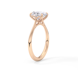 Oval Solitaire Lab Grown Engagement Ring
