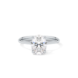 Oval Solitaire Lab Grown Engagement Ring