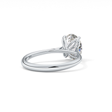 Oval Solitaire Lab Grown Engagement Ring