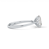 Oval Solitaire Lab Grown Engagement Ring