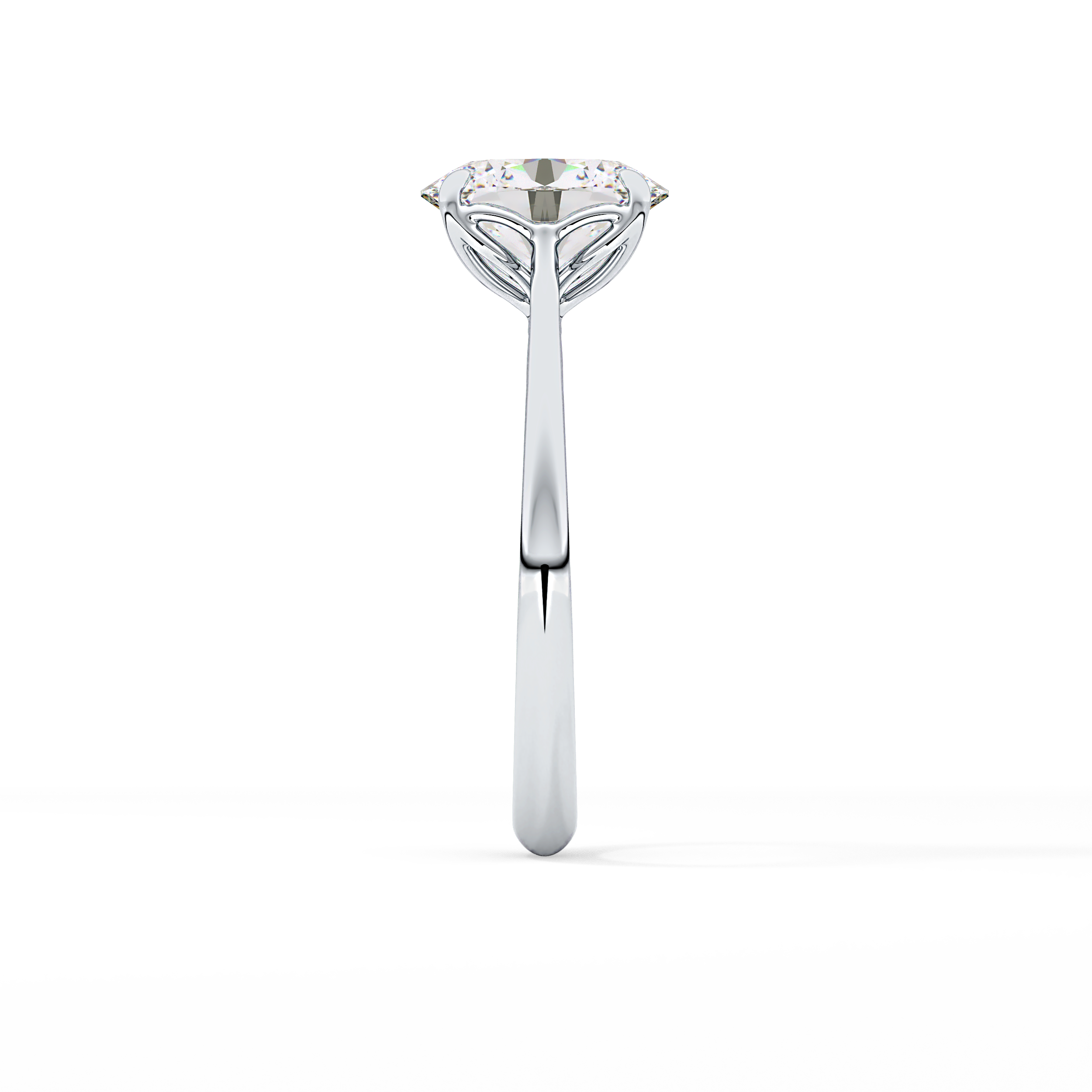 Oval Solitaire Lab Grown Engagement Ring