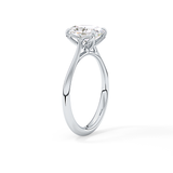 Oval Solitaire Lab Grown Engagement Ring