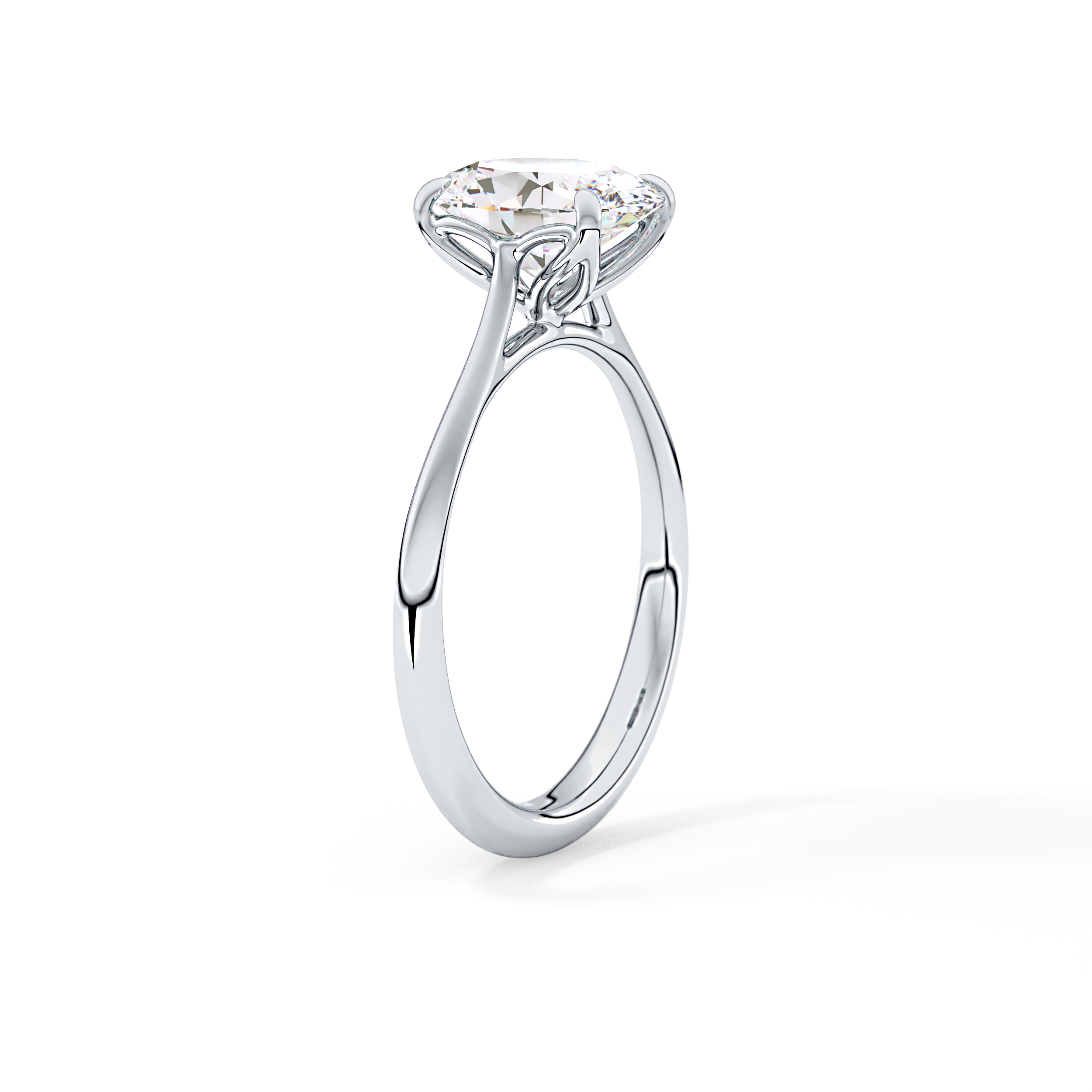 Oval Solitaire Lab Grown Engagement Ring