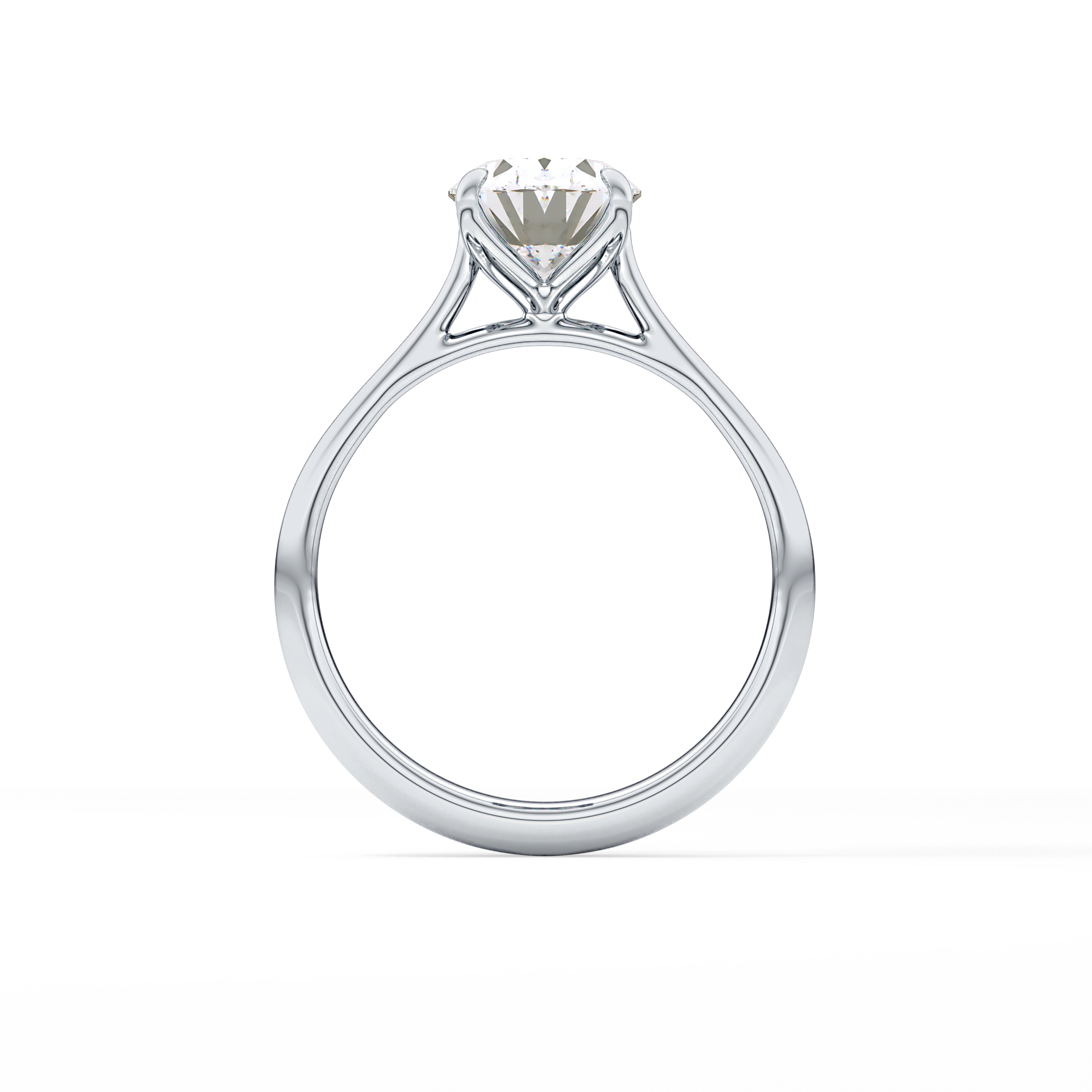 Oval Solitaire Lab Grown Engagement Ring