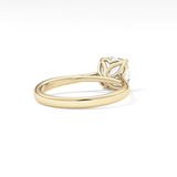 Cushion Solitaire Lab Grown Engagement Ring