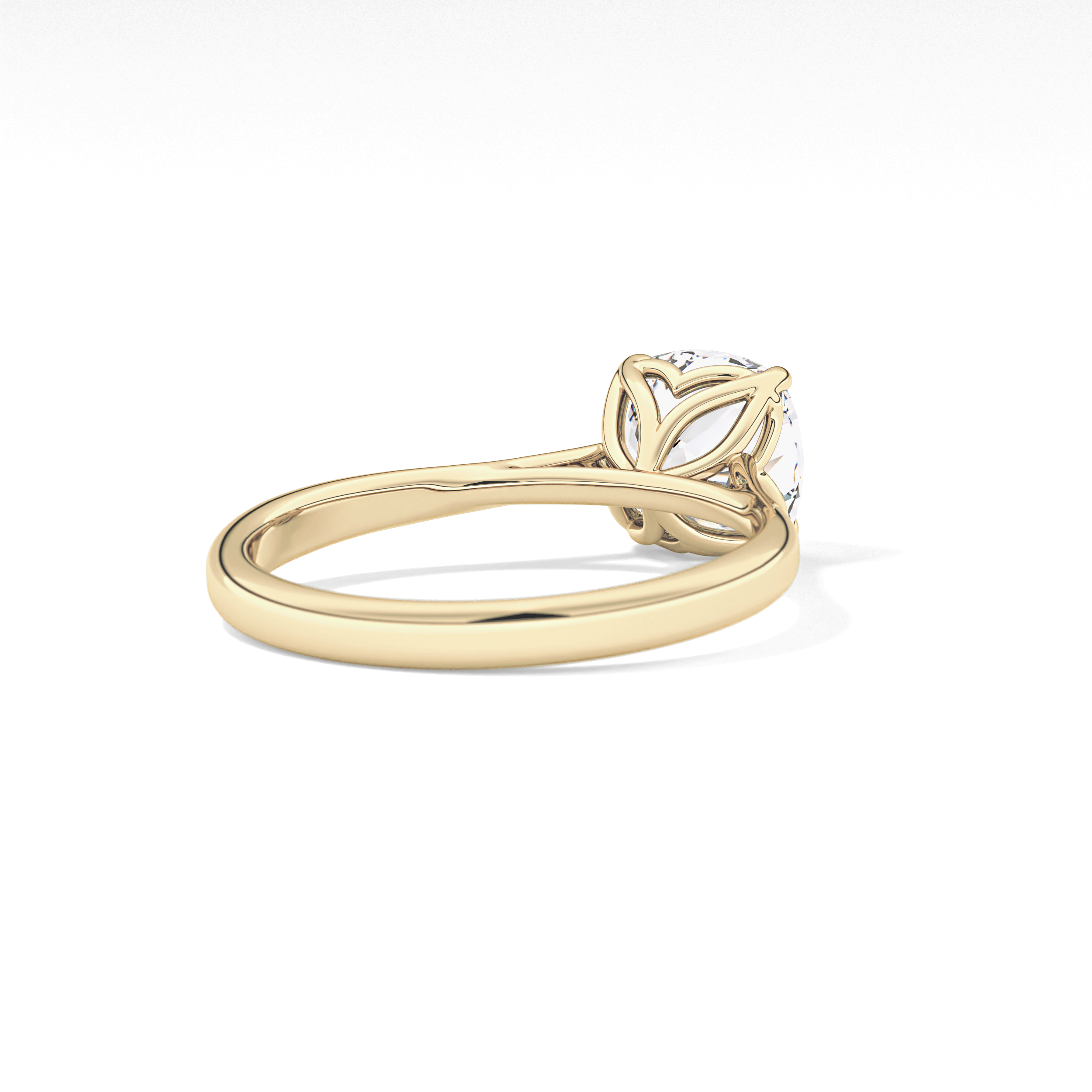 Cushion Solitaire Lab Grown Engagement Ring