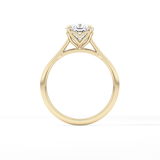 Cushion Solitaire Lab Grown Engagement Ring