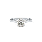 Cushion Solitaire Lab Grown Engagement Ring