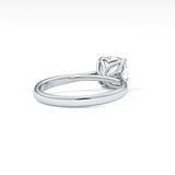 Cushion Solitaire Lab Grown Engagement Ring