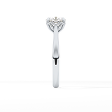 Cushion Solitaire Lab Grown Engagement Ring