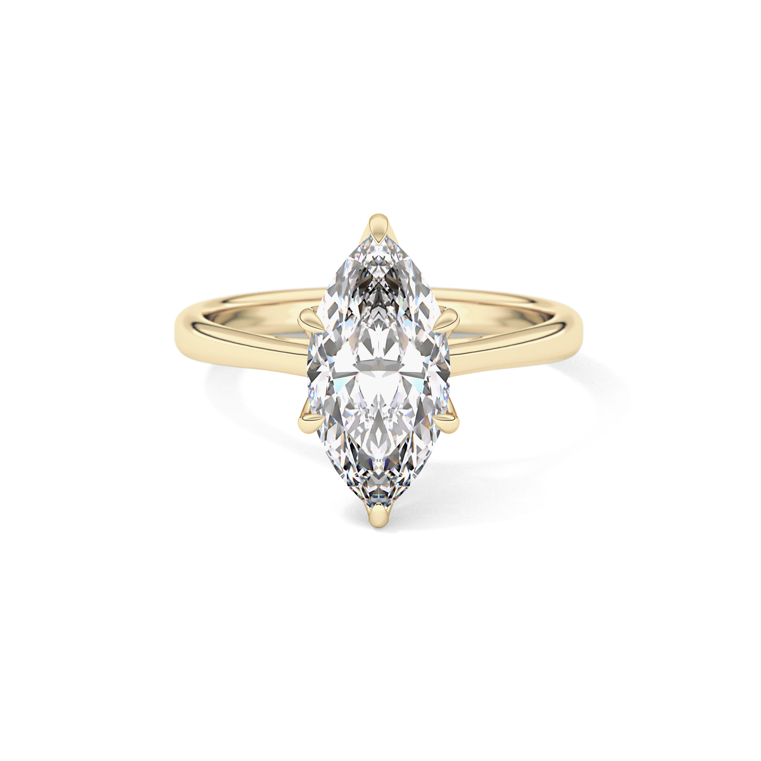 Marquise Solitaire Lab Grown Engagement Ring