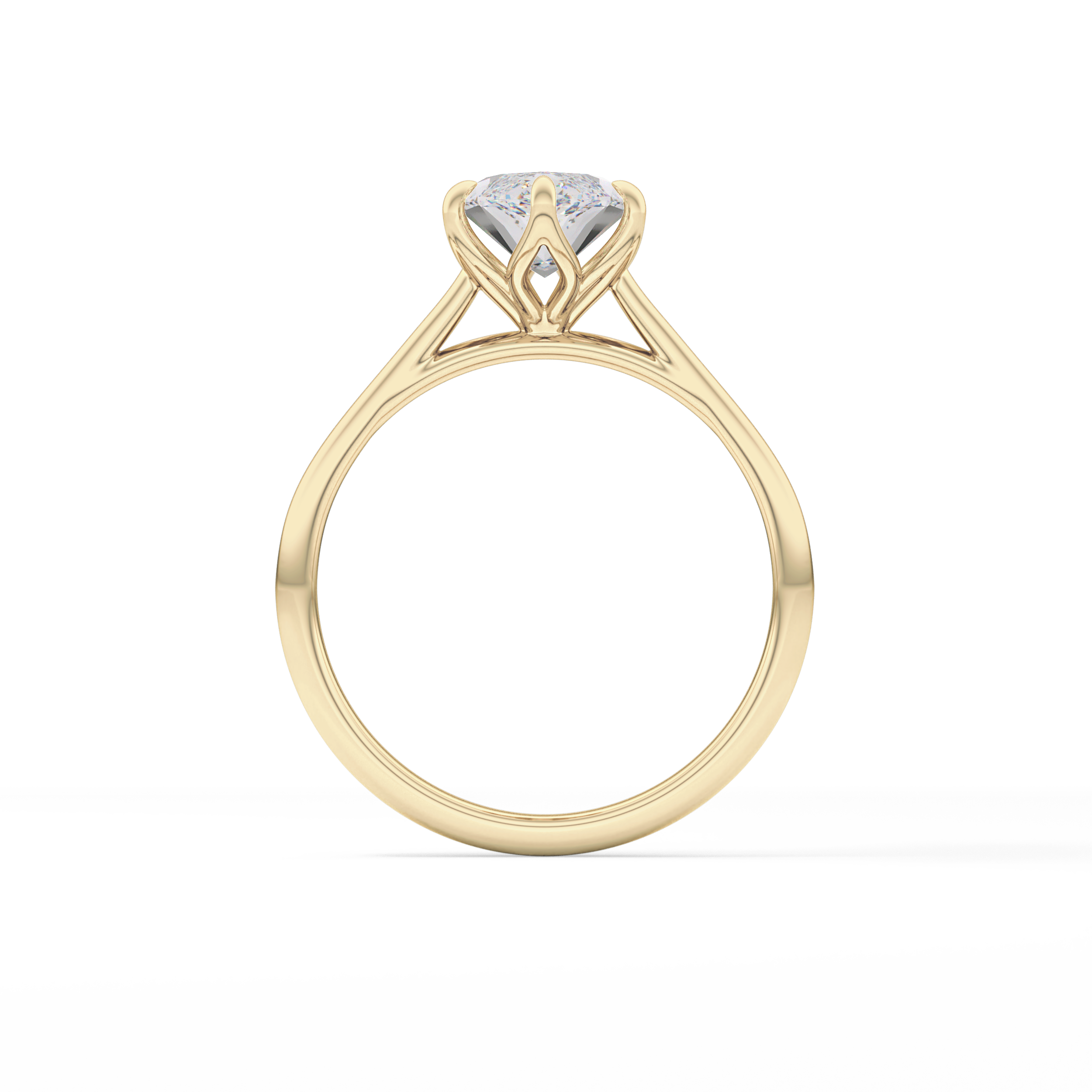 Marquise Solitaire Lab Grown Engagement Ring