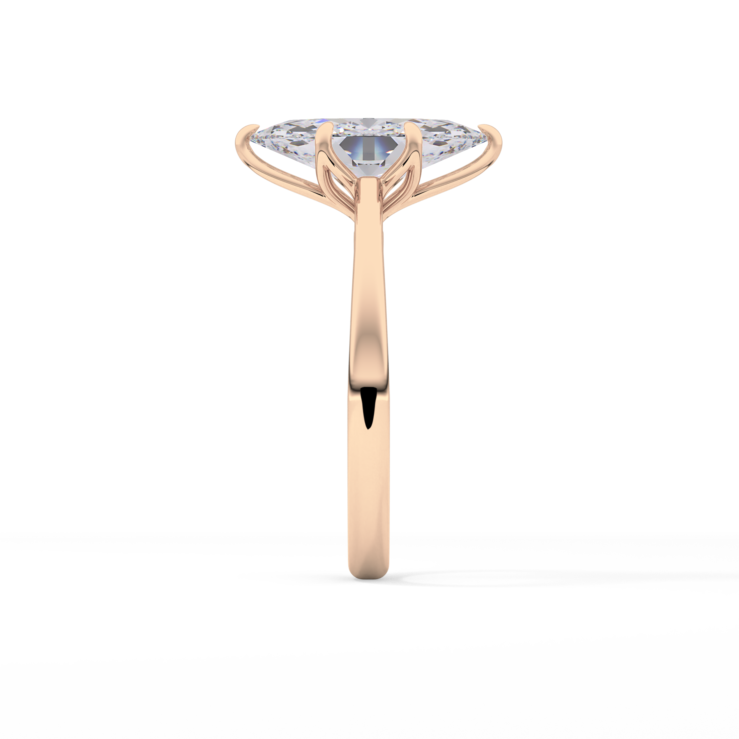 Marquise Solitaire Lab Grown Engagement Ring