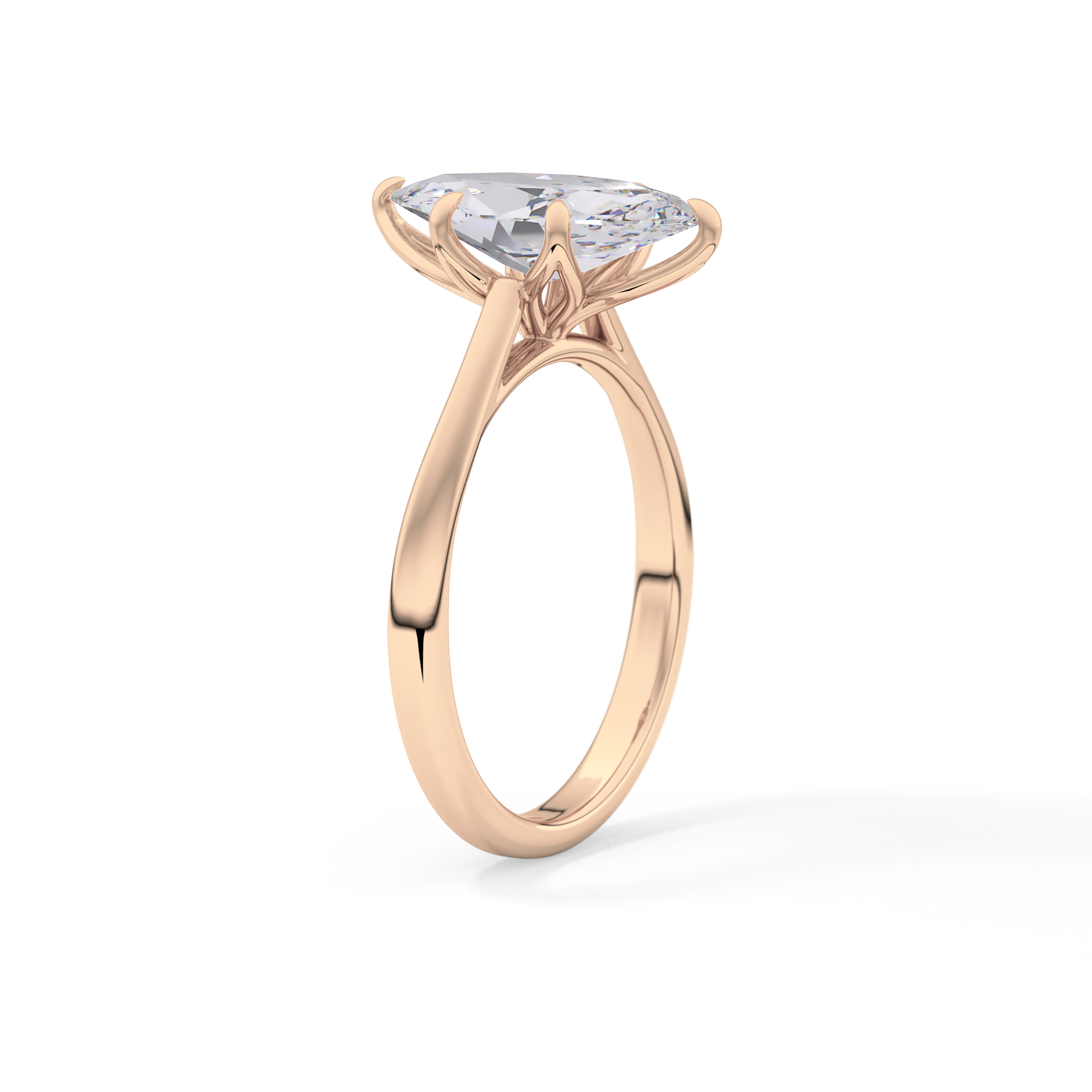 Marquise Solitaire Lab Grown Engagement Ring