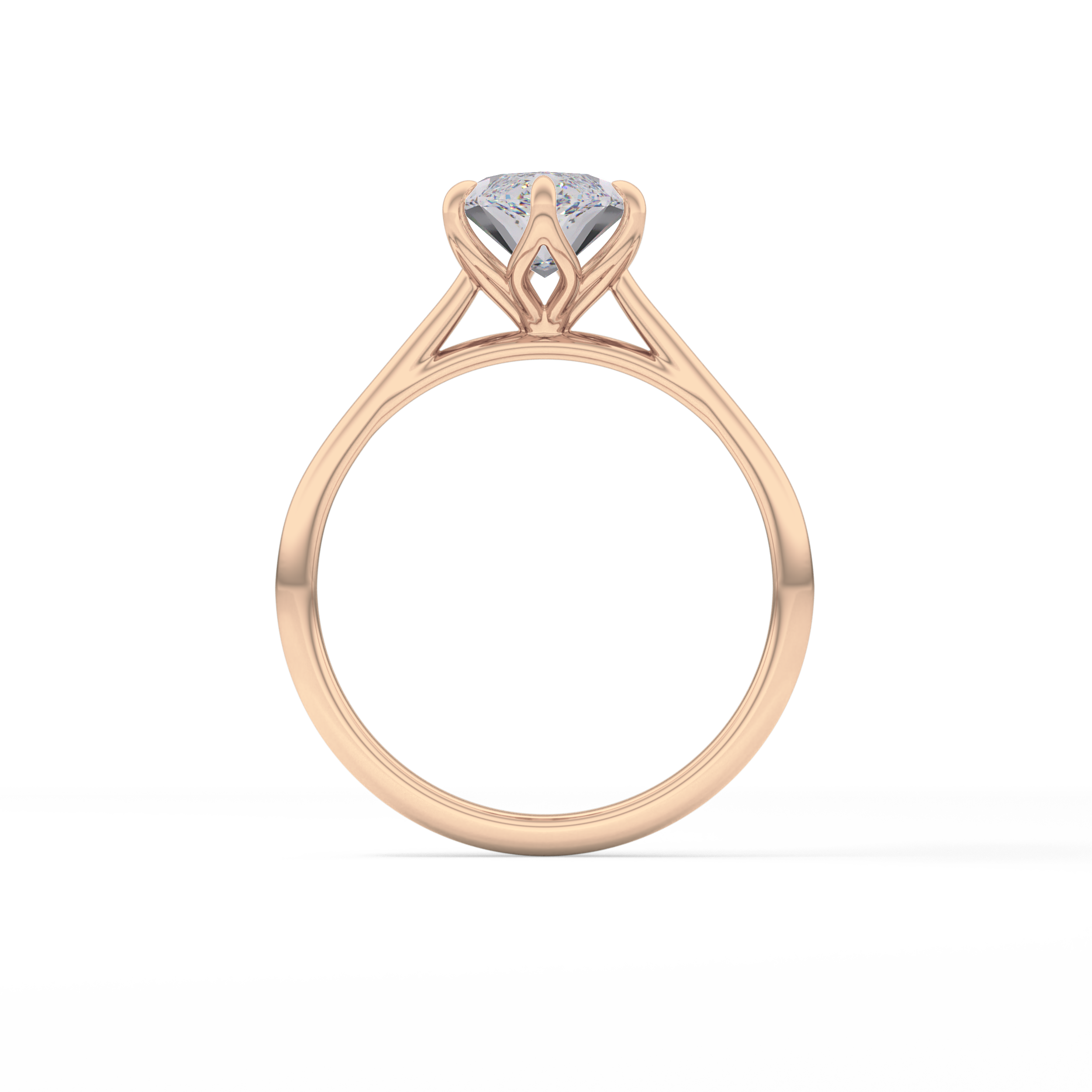Marquise Solitaire Lab Grown Engagement Ring