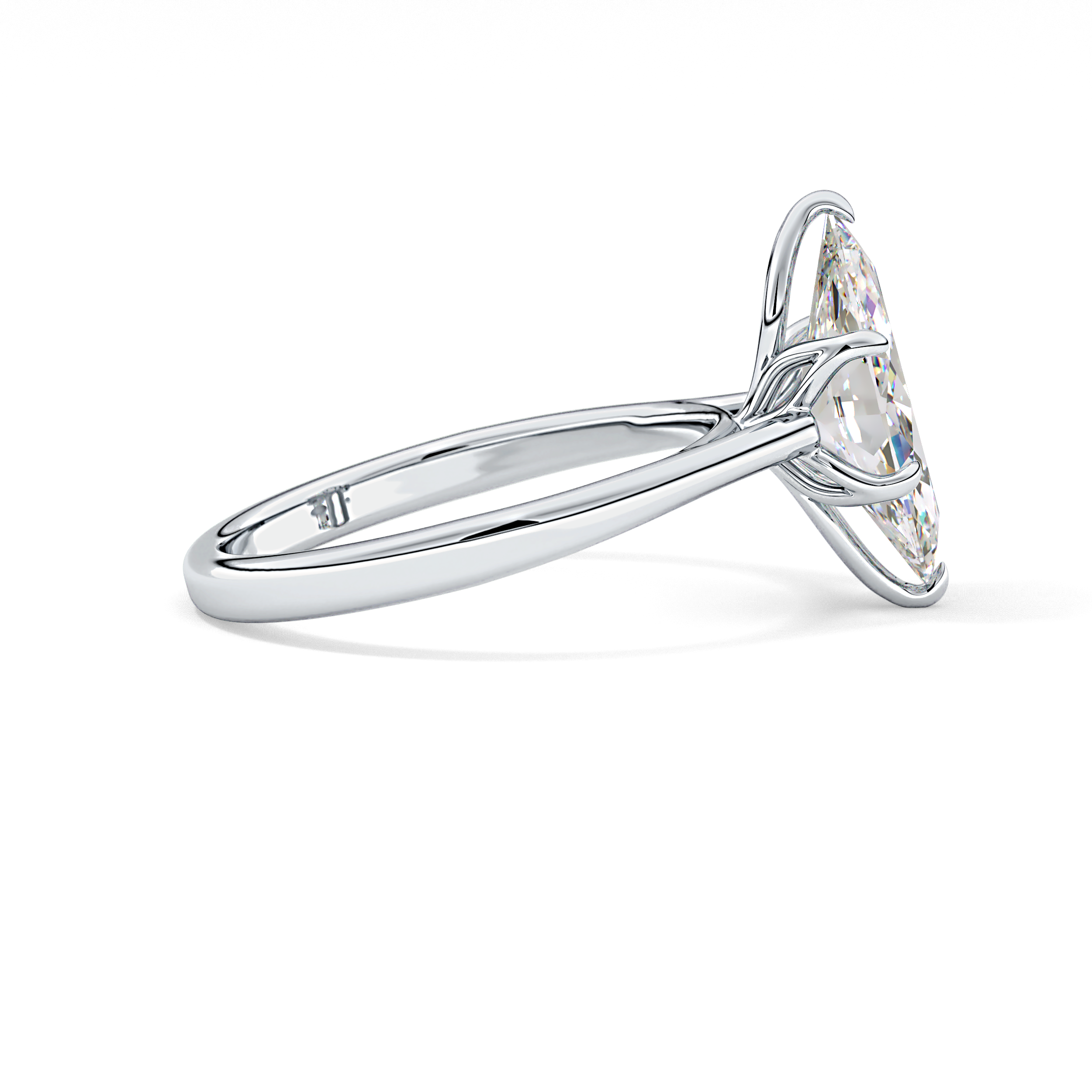 Marquise Solitaire Lab Grown Engagement Ring