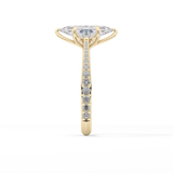 Marquise Pave Lab Grown Diamond Engagement Ring