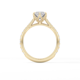 Marquise Pave Lab Grown Diamond Engagement Ring