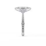 Marquise Pave Lab Grown Diamond Engagement Ring
