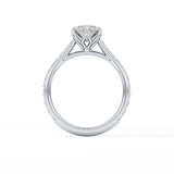 Marquise Pave Lab Grown Diamond Engagement Ring
