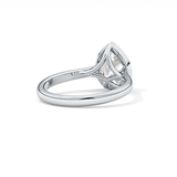Pear Bezel Lab Grown Engagement Ring
