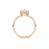 Pear Solitaire Lab Grown Engagement Ring