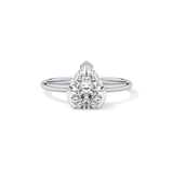 Pear Solitaire Lab Grown Engagement Ring