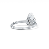 Pear Solitaire Lab Grown Engagement Ring