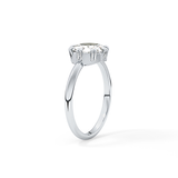 Rose Solitaire Lab Grown Engagement Ring