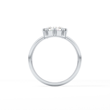 Rose Solitaire Lab Grown Engagement Ring