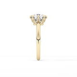 Round Solitaire Lab Grown Diamond Engagement Ring
