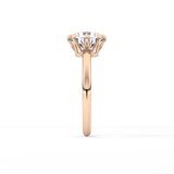 Round Solitaire Lab Grown Diamond Engagement Ring