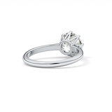 Round Solitaire Lab Grown Diamond Engagement Ring