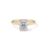 Radiant Solitaire Lab Grown Diamond Engagement Ring