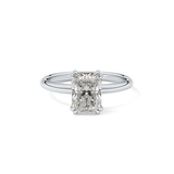 Radiant Solitaire Lab Grown Diamond Engagement Ring