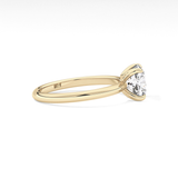 Cushion Solitaire Lab Grown Engagement Ring