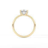 Cushion Solitaire Lab Grown Engagement Ring