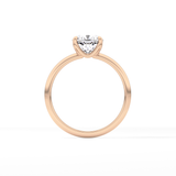 Cushion Solitaire Lab Grown Engagement Ring
